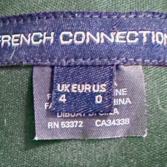 French Connection Sleeveless Lula Black V-Mesh Illusion Bodice Pencil Dress ZP1 - Picture 4 of 8